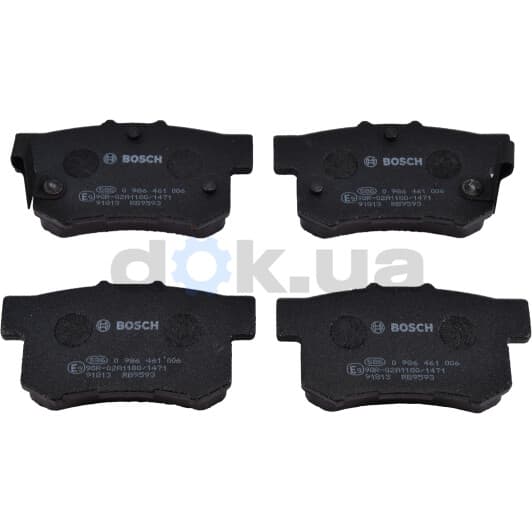 0 986 461 006 Bosch Тормозные колодки