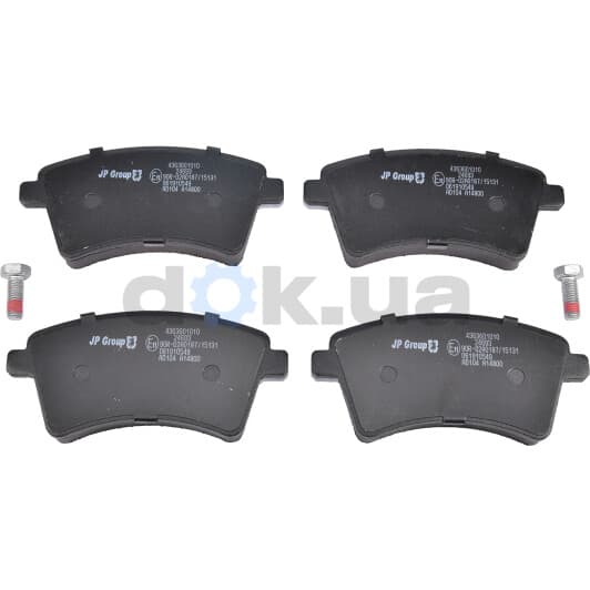4363601010 JP Group Тормозные колодки