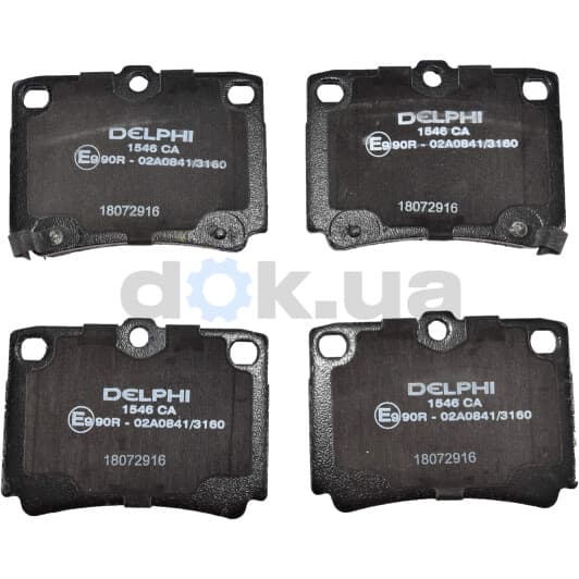 LP1546 Delphi Тормозные колодки