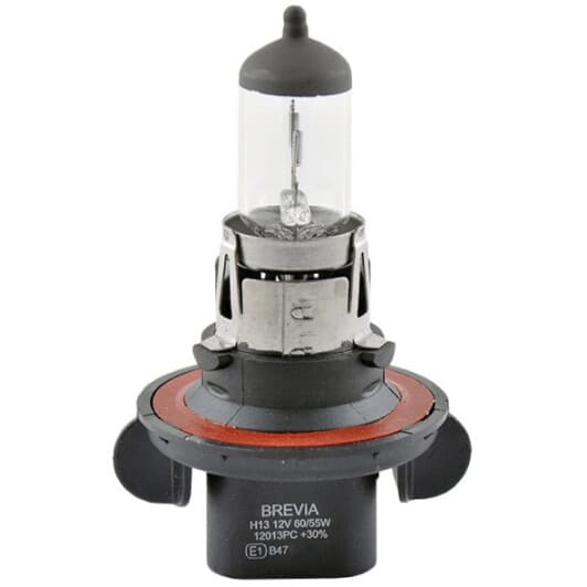 Автолампа Brevia Power +30% H13 P26.4t 60 W прозрачная 12013PC