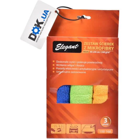 Набір серветок Elegant EL100168 мікрофібра 3 шт