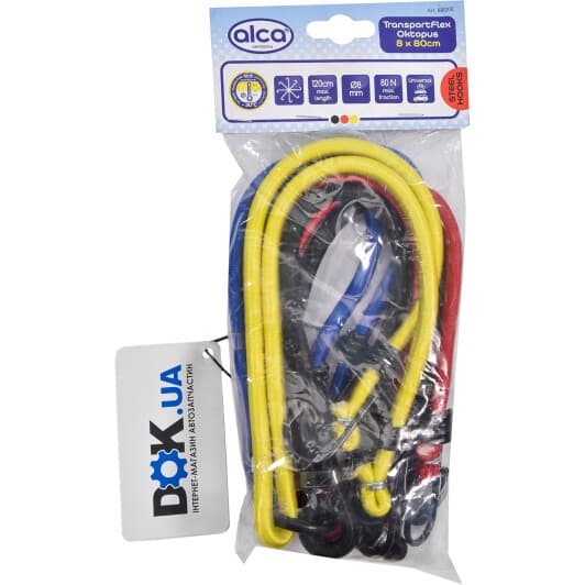 Комплект стяжек эластичных Alca 8 кг 0,8 м 881000