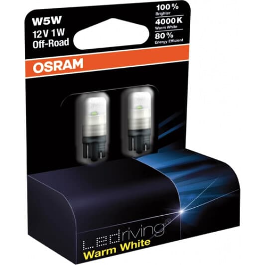 Автолампа Osram LEDriving Premium W5W W2,1x9,5d 1 W біла 2850WW-02B