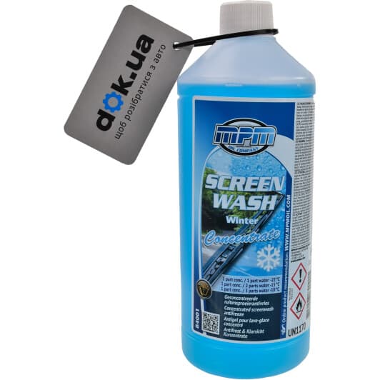 Концентрат омывателя MPM зимний -45 °С цитрусовый (1 л)