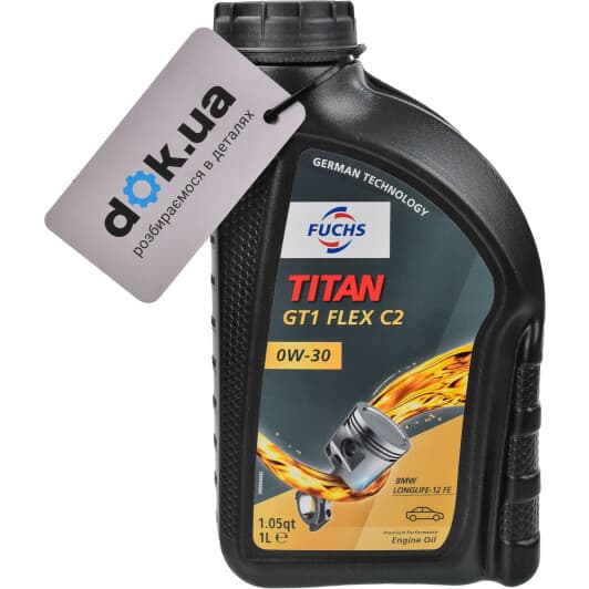 Fuchs Titan GT1 Flex C2 0W-30 (1 л) моторна олива