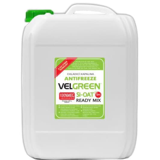VELVANA Velgreen SI-OAT READY MIX G11 зеленый -40 °C, 8,9 л готовый антифриз
