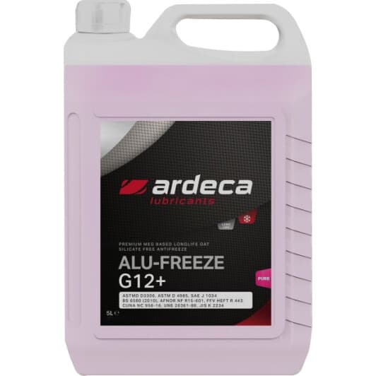 Ardeca Alu-Freeze G12+ рожевий 5 л концентрат антифризу