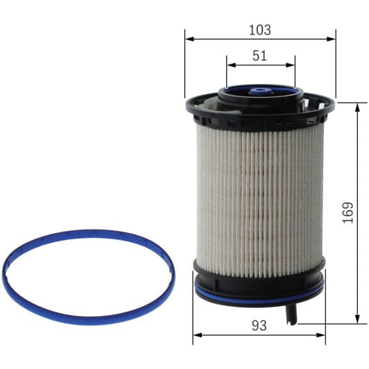 f026402207 Bosch Паливний фільтр