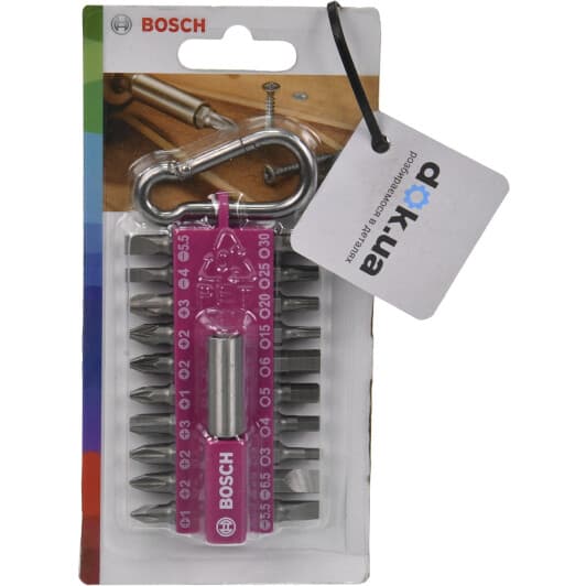 Набор бит с держателем Bosch 2607002821 20 шт.