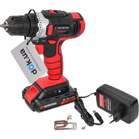 Шуруповерт Intertool аккумуляторный WT-0313 (1 аккумулятор + ЗУ)