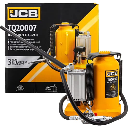 Домкрат JCB бутылочный пневмо-гидравлический 20 т JCB-TQ20007