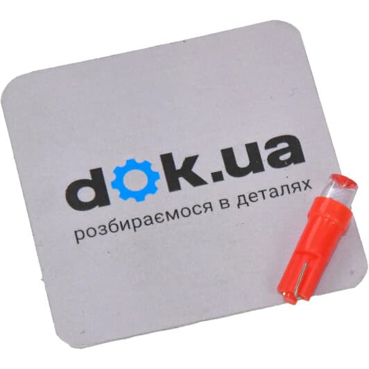 Автолампа Pulso T5 0,5 W червона LP-120318