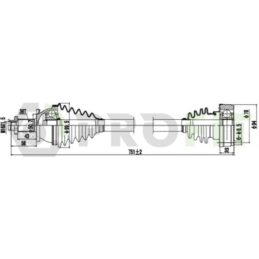 27300612 Profit Полуось