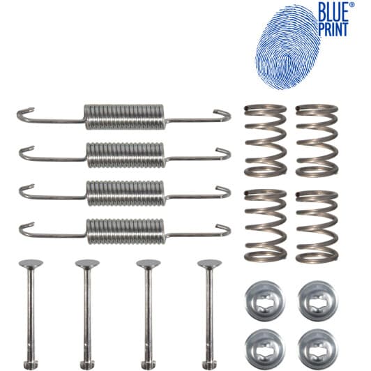 adbp410076 Blue Print Монтажный комплект барабанных тормозных колодок