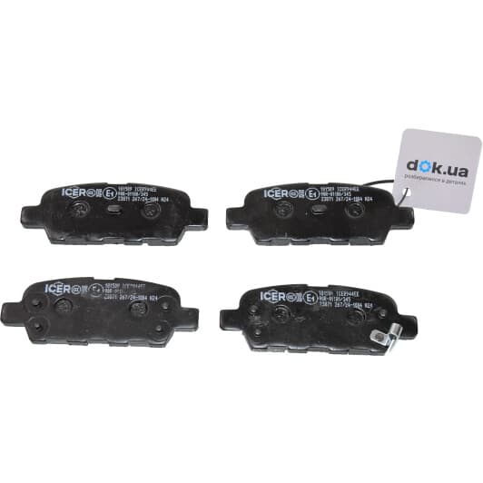 181509 Icer Гальмівні колодки