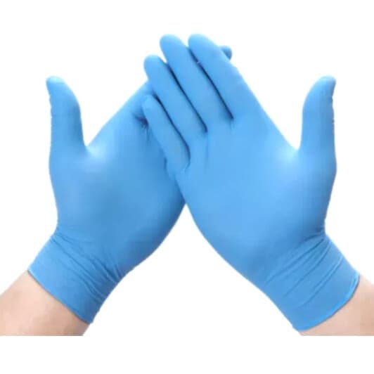 Перчатки бытовые Würth нитриловые голубой