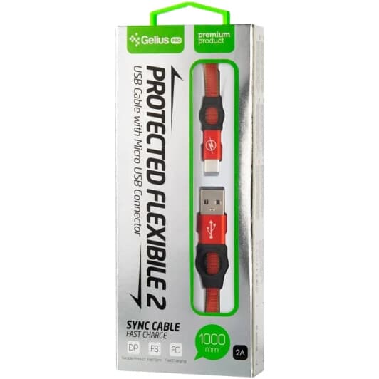 Кабель Gelius Flexible 2 GP-UC07CRED USB - type-C 1 м