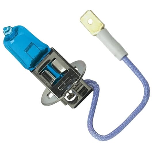 Автолампа Philips WhiteVision Ultra H3 PK22s 55 W светло-голубая 12336WVUB1