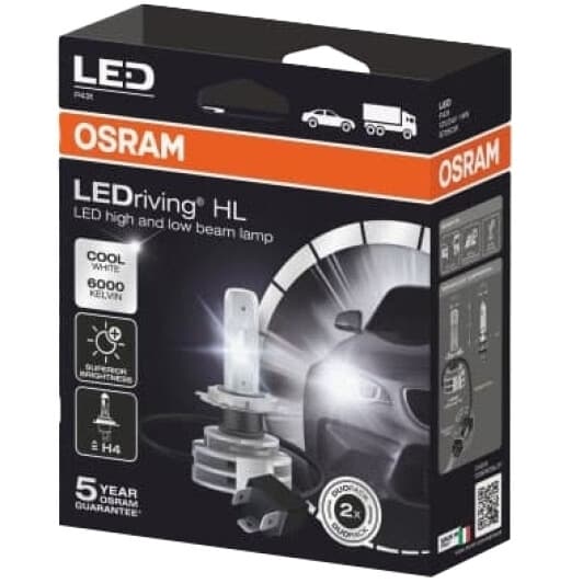 Автолампа Osram LEDriving H1 P14,5s 13 W 64150DWP-2HFB