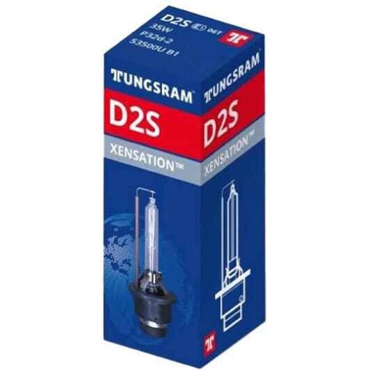 Автолампа Tungsram XENSATION D2S P32d-2 35 W прозрачная TU535001K
