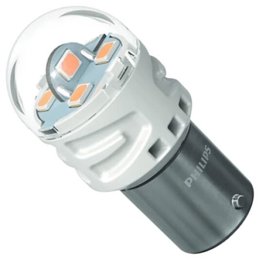 Автолампа Philips Ultinon Pro3100 PY21W BAY15d 2,16 W оранжевая 11496AU31B2