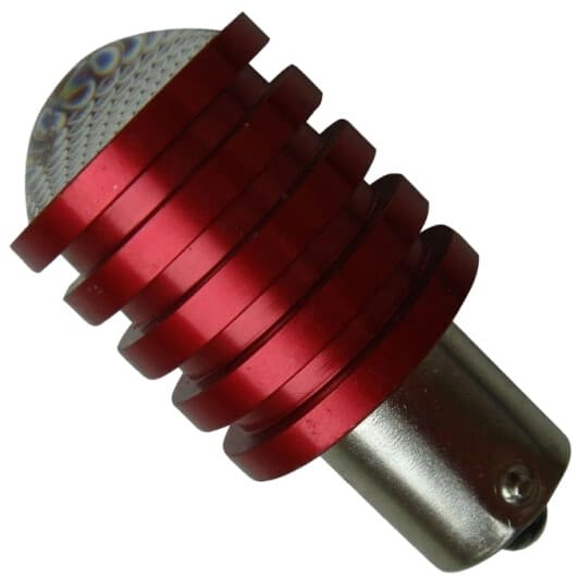 Автолампа Visant S25 BAY15d 5 W красная 19458