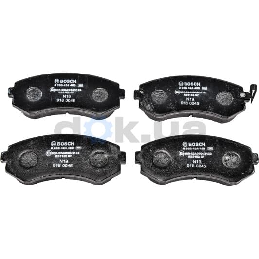 0 986 424 489 Bosch Тормозные колодки