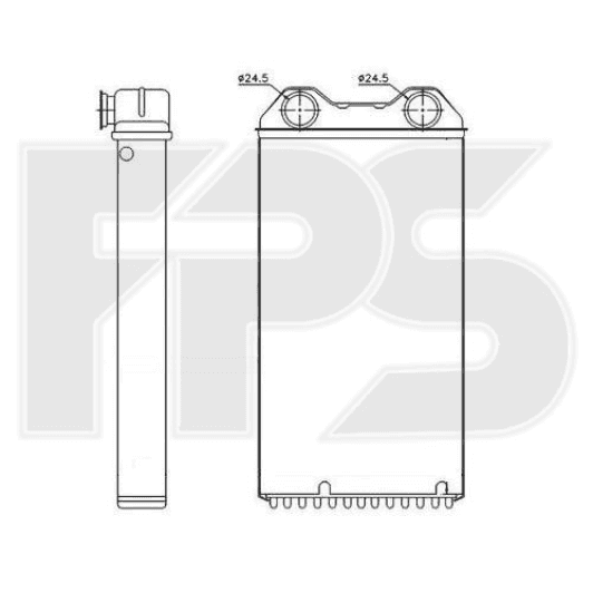 FP52N50 FPS Радиатор печки
