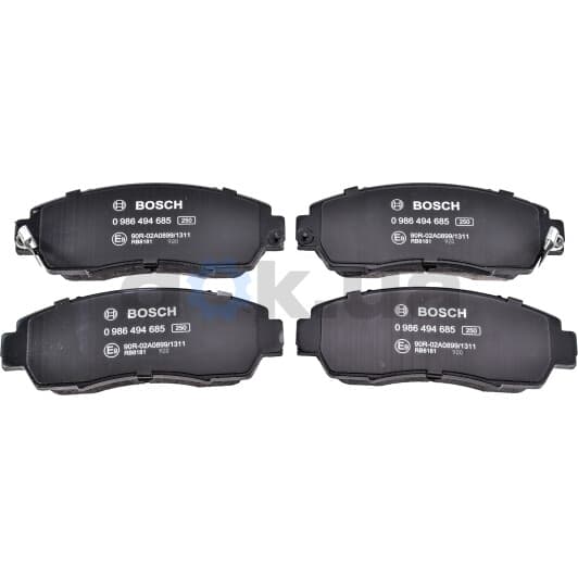 0986494685 Bosch Тормозные колодки
