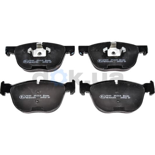 P 06 049 Brembo Гальмівні колодки