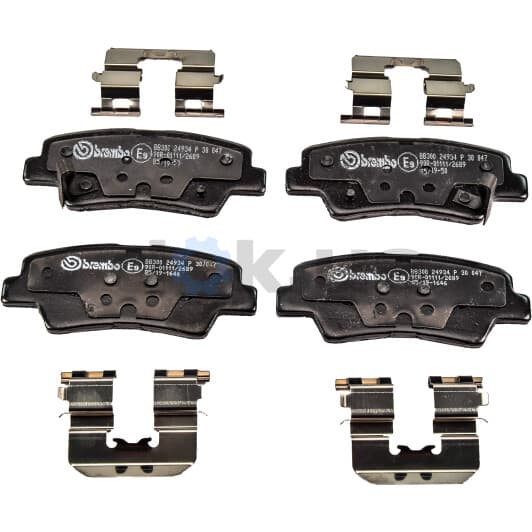 P 30 047 Brembo Гальмівні колодки