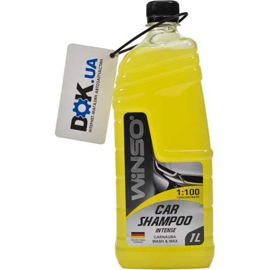 Автошампунь-полироль концентрат Winso Intense Wash & Wax с воском (1 л)