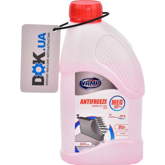 VAMP -38 G12+ красный -38 °C готовый антифриз
