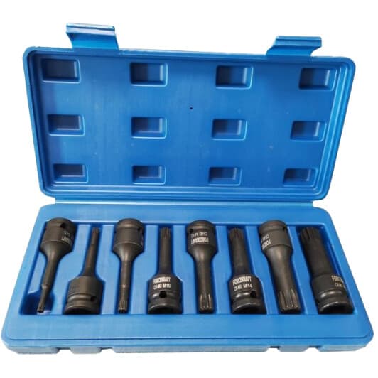 Набір торцевих головок Forcekraft FK-40811MPB 1/2" (8 пр.)