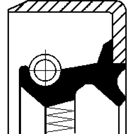 12015751 Corteco Сальник первинного вала