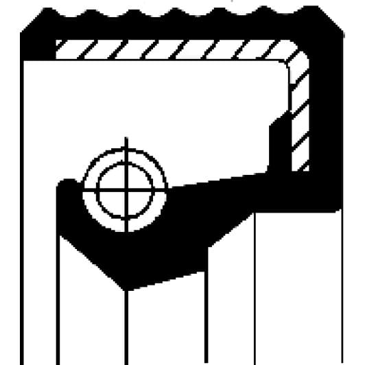 01025607 Corteco Сальник первичного вала