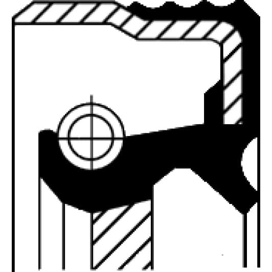 12014380 Corteco Сальник колінчастого вала