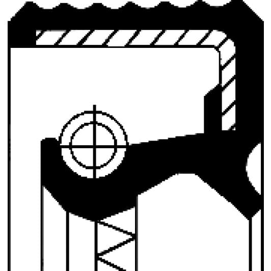 12015381 Corteco Сальник коленвала