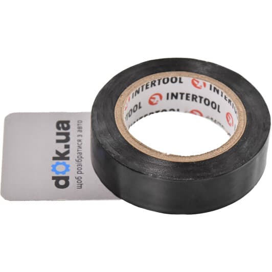 Ізоляційна стрічка Intertool it0011 чорна ПВХ 17 мм x 10 м