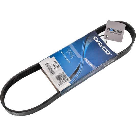 6PK750 Dayco Поліклиновий ремінь