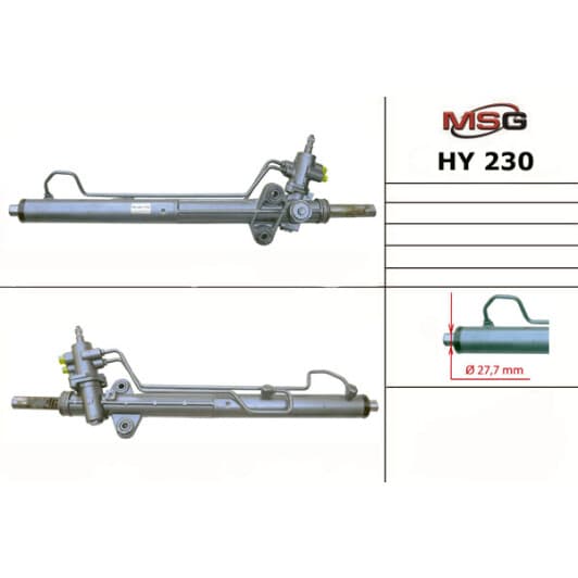 hy230 MSG Рулевая рейка для Hyundai H-1