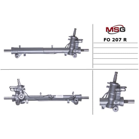 fo207r MSG (відновлення) Рулевая рейка