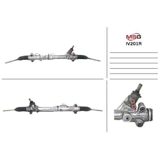 iv201r MSG (відновлення) Рулевая рейка для Iveco Daily V