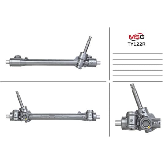 ty122r MSG (відновлення) Рулевая рейка
