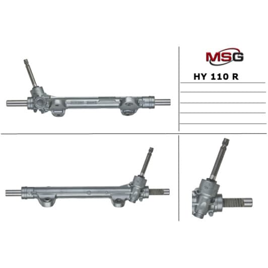 hy110r MSG (відновлення) Кермова рейка