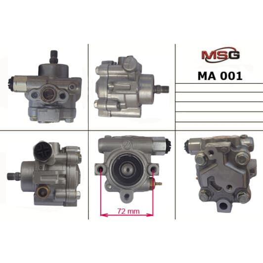 MA001 MSG Насос ГПК