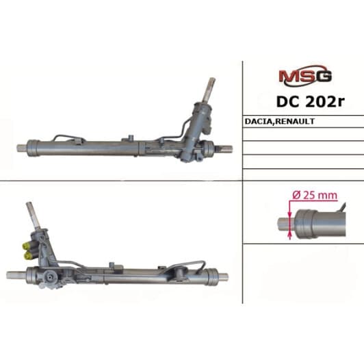 dc202r MSG (відновлення) Рулевая рейка