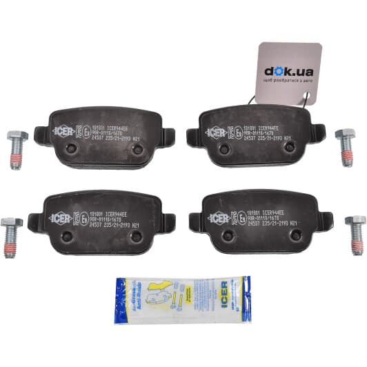 181801 Icer Тормозные колодки