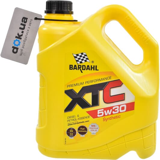 Bardahl XTC 5W-30 (4 л) моторное масло