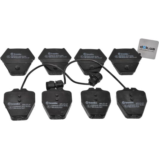 P 85 054 Brembo Гальмівні колодки для Audi A8